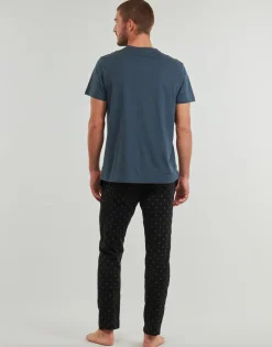 Discount Calvin Klein Jeans - S/S CREW NECK Bleu