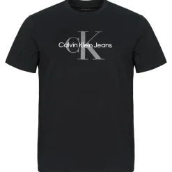 Calvin Klein Jeans - SS HERO MONOGRAM TEE30S EU OPT Noir Discount