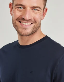 Hot Calvin Klein Jeans - SS SUPIMA CHEST EMB CREWNECK TEE Marine