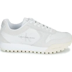 Calvin Klein Jeans - TOOTHY RUNNER IRREGULARLINES Blanc