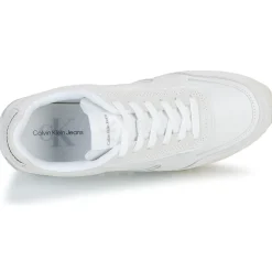 Calvin Klein Jeans - TOOTHY RUNNER IRREGULARLINES Blanc