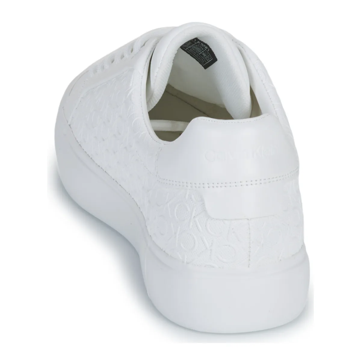 New Calvin Klein Jeans - VULC LACE UP MONO PU Blanc
