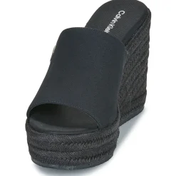 Sale Calvin Klein Jeans - WEDGE ROPE SLIDE MG Noir