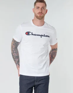 Champion - COTTON ATHLETIC JERSEY COMBED Blanc Hot