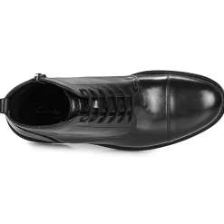 Clarks - Aldwin Cap Noir Outlet