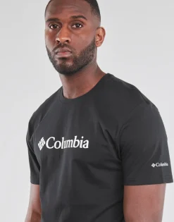 Clearance Columbia - CSC BASIC LOGO SHORT SLEEVE SHIRT Noir