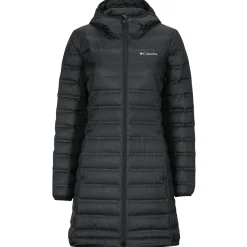 Columbia - Lake 22 II Down Long Hooded Jacket Noir Outlet
