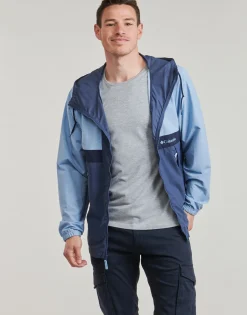 Online Columbia - SPIRE VALLEY HOODED WINDBREAKER Bleu