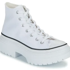 Sale Converse - CHUCK TAYLOR ALL STAR LUGGED HEEL PLATFORM Blanc