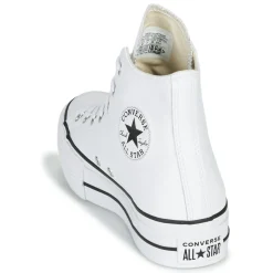 Converse - CHUCK TAYLOR ALL STAR LIFT CLEAN LEATHER HI Blanc Clearance