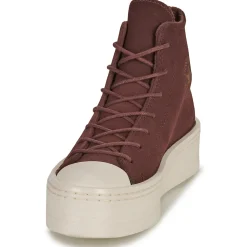 Discount Converse - CHUCK TAYLOR ALL STAR MODERN LIFT WINTER Bordeaux
