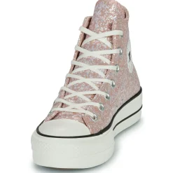 Converse - CHUCK TAYLOR ALL STAR LIFT PLATFORM GLITTER Rose Clearance