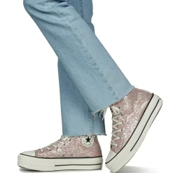 Converse - CHUCK TAYLOR ALL STAR LIFT PLATFORM GLITTER Rose Clearance