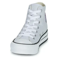 Online Converse - CHUCK TAYLOR ALL STAR EVA LIFT UNDERSEA GLITTER HI Gris