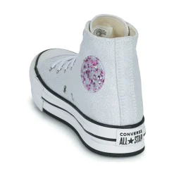 Online Converse - CHUCK TAYLOR ALL STAR EVA LIFT UNDERSEA GLITTER HI Gris