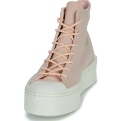 Discount Converse - CHUCK TAYLOR ALL STAR MODERN LIFT PLATFORM MONO SUEDE Rose