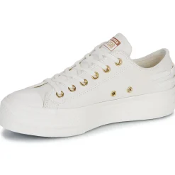 Converse - CHUCK TAYLOR ALL STAR LIFT PLATFORM BUCKLE Blanc Clearance