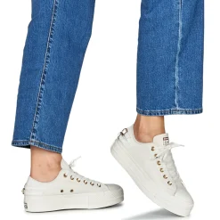Converse - CHUCK TAYLOR ALL STAR LIFT PLATFORM BUCKLE Blanc Clearance
