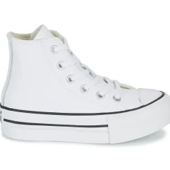 Converse - Chuck Taylor All Star Eva Lift Leather Foundation Hi Blanc Sale