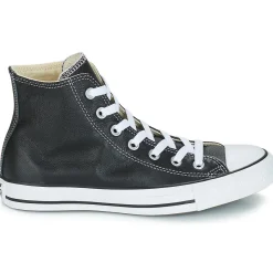 Converse - CHUCK TAYLOR ALL STAR LEATHER HI Noir Outlet