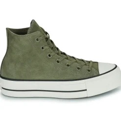 Converse - CHUCK TAYLOR ALL STAR LIFT PLATFORM COLORFUL SUEDE Vert