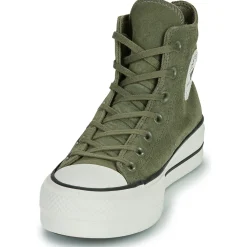 Converse - CHUCK TAYLOR ALL STAR LIFT PLATFORM COLORFUL SUEDE Vert