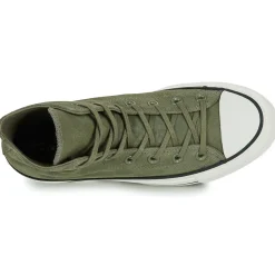Converse - CHUCK TAYLOR ALL STAR LIFT PLATFORM COLORFUL SUEDE Vert