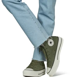 Converse - CHUCK TAYLOR ALL STAR LIFT PLATFORM COLORFUL SUEDE Vert