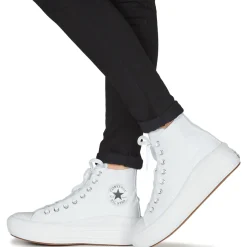 Converse - CHUCK TAYLOR ALL STAR MOVE CANVAS HI Blanc Best
