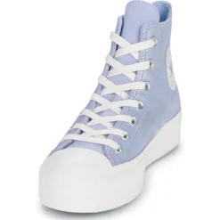 Converse - CHUCK TAYLOR ALL STAR LIFT PLATFORM SUEDE SHIMMER Bleu Best