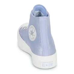 Converse - CHUCK TAYLOR ALL STAR LIFT PLATFORM SUEDE SHIMMER Bleu Best