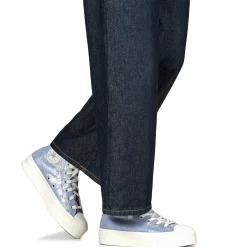 Converse - CHUCK TAYLOR ALL STAR LIFT PLATFORM SUEDE SHIMMER Bleu Best