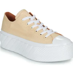 Clearance Converse - CHUCK TAYLOR ALL STAR LIFT 2X HYBRID SHINE OX Jaune