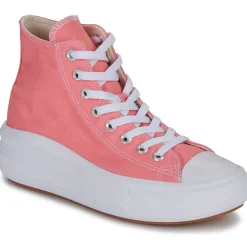 Sale Converse - CHUCK TAYLOR ALL STAR MOVE PLATFORM SEASONAL COLOR Rose