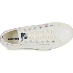 Converse - CHUCK TAYLOR ALL STAR LIFT FLORAL EMBROIDERY LOW TOP Blanc Sale