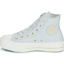 Discount Converse - CHUCK TAYLOR ALL STAR LIFT PLATFORM TAILORED LINES Bleu