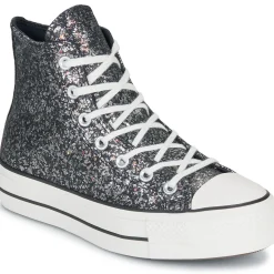 Hot Converse - CHUCK TAYLOR ALL STAR LIFT PLATFORM GLITTER Noir