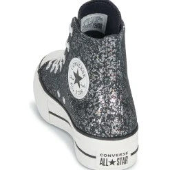 Hot Converse - CHUCK TAYLOR ALL STAR LIFT PLATFORM GLITTER Noir