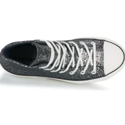 Hot Converse - CHUCK TAYLOR ALL STAR LIFT PLATFORM GLITTER Noir