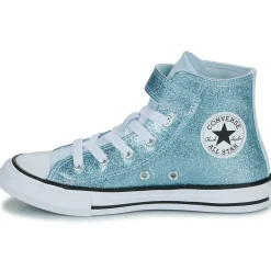 Converse - CHUCK TAYLOR ALL STAR COATED GLITTER EASY-ON Bleu Sale