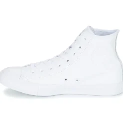 Discount Converse - CHUCK TAYLOR ALL STAR LEATHER HI Blanc