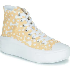 Converse - CHUCK TAYLOR ALL STAR MOVE FLORAL PLATFORM LO-FI CRAFT HI Jaune Sale