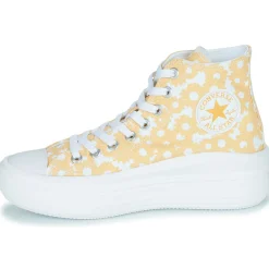 Converse - CHUCK TAYLOR ALL STAR MOVE FLORAL PLATFORM LO-FI CRAFT HI Jaune Sale