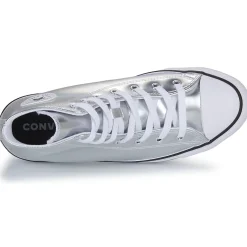 Sale Converse - CHUCK TAYLOR ALL STAR METALLIC Argenté