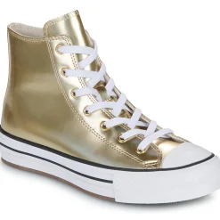 Converse - CHUCK TAYLOR ALL STAR EVA LIFT PLATFORM METALLIC Doré