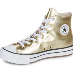 Converse - CHUCK TAYLOR ALL STAR EVA LIFT PLATFORM METALLIC Doré