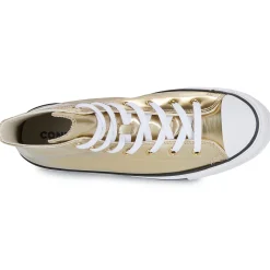 Converse - CHUCK TAYLOR ALL STAR EVA LIFT PLATFORM METALLIC Doré