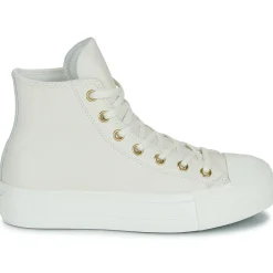 Best Converse - CHUCK TAYLOR ALL STAR LIFT PLATFORM GOLD Blanc