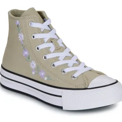 Discount Converse - CHUCK TAYLOR ALL STAR EVA LIFT PLATFORM FLORALS Beige