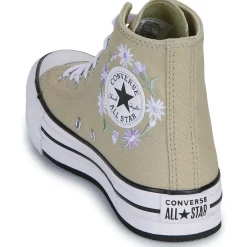 Discount Converse - CHUCK TAYLOR ALL STAR EVA LIFT PLATFORM FLORALS Beige
